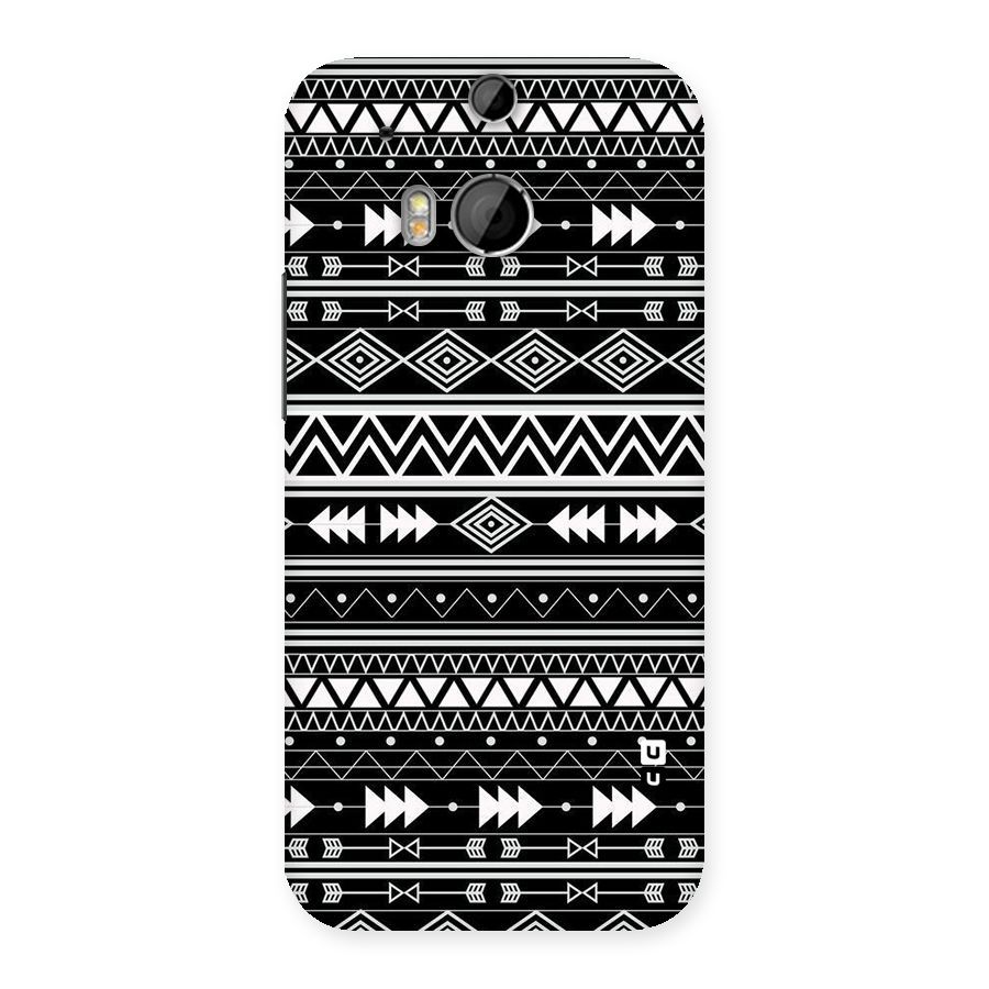Black Aztec Creativity Back Case for HTC One M8