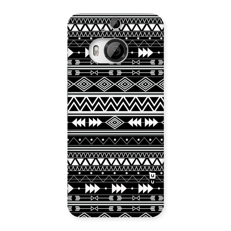 Black Aztec Creativity Back Case for HTC One M9 Plus