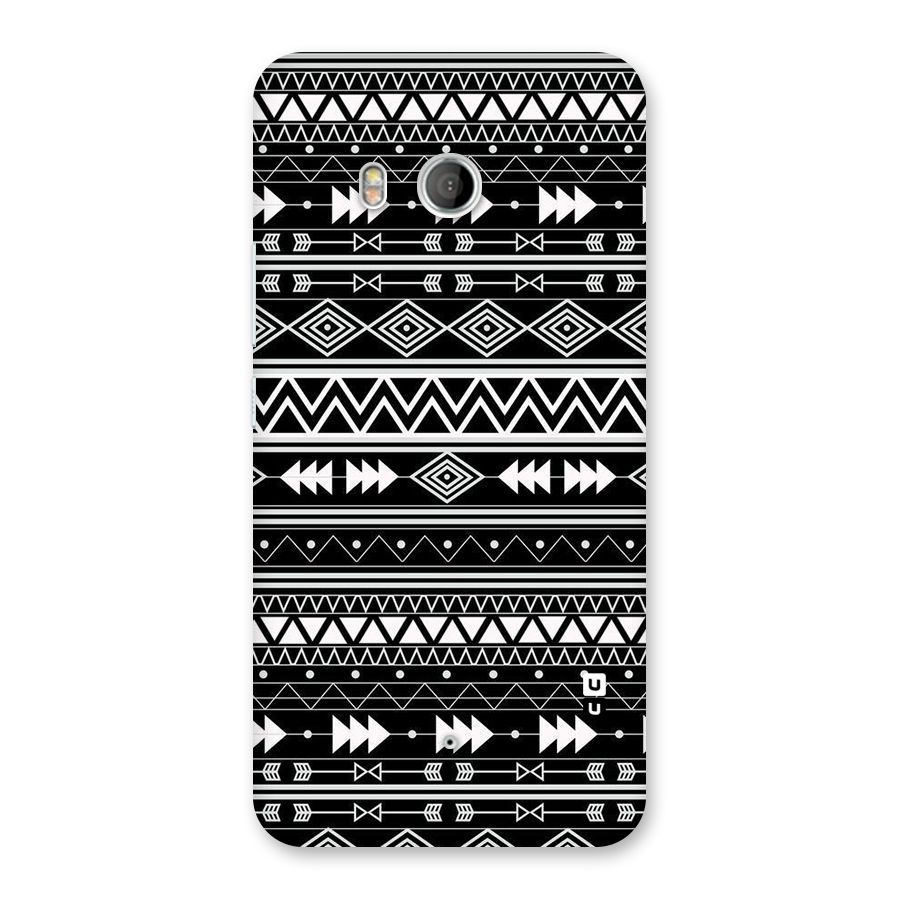 Black Aztec Creativity Back Case for HTC U11