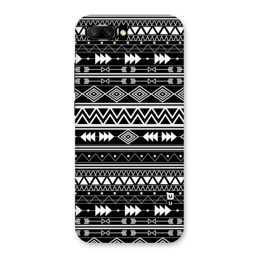 Black Aztec Creativity Back Case for Honor 10