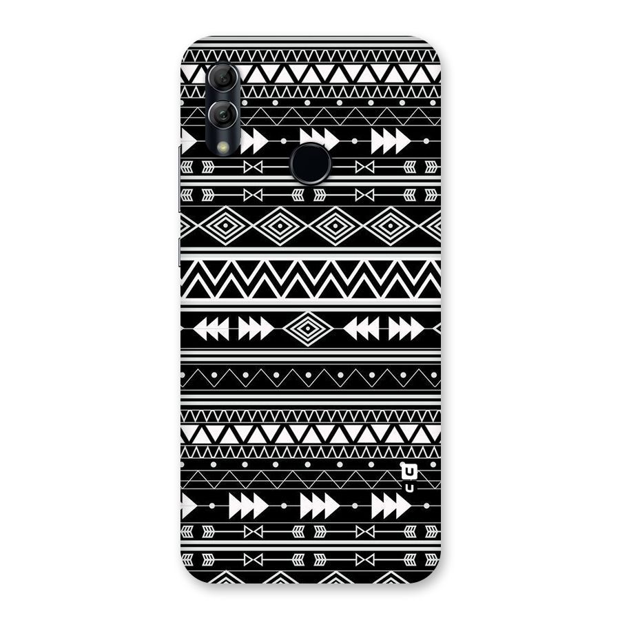 Black Aztec Creativity Back Case for Honor 10 Lite
