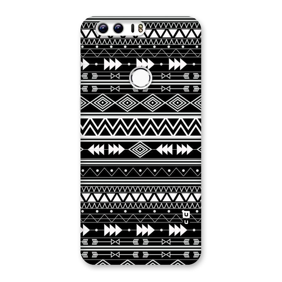 Black Aztec Creativity Back Case for Honor 8