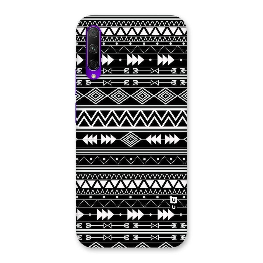 Black Aztec Creativity Back Case for Honor 9X Pro