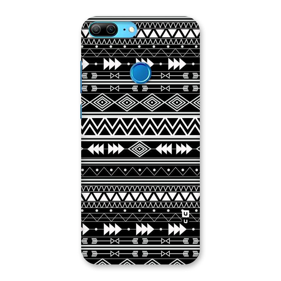 Black Aztec Creativity Back Case for Honor 9 Lite