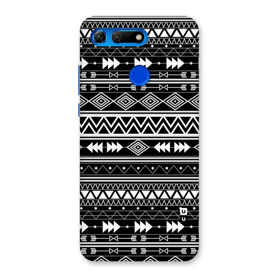 Black Aztec Creativity Back Case for Honor View 20