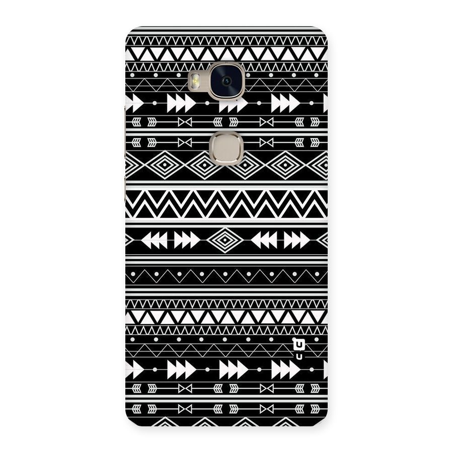 Black Aztec Creativity Back Case for Huawei Honor 5X