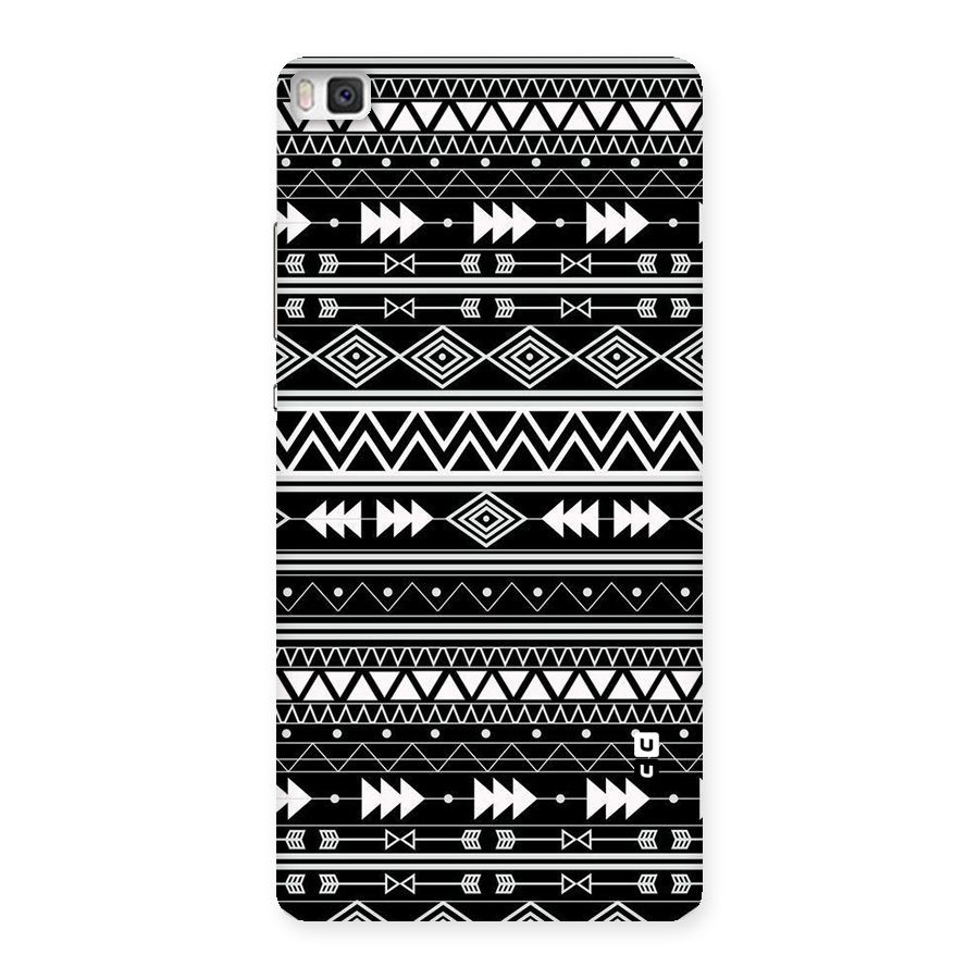 Black Aztec Creativity Back Case for Huawei P8