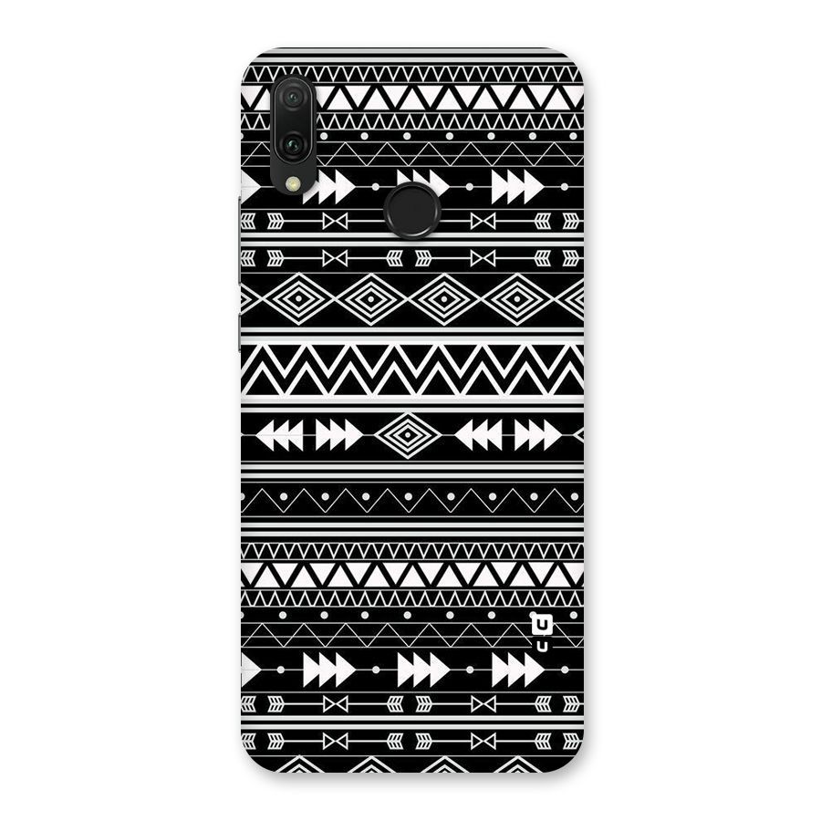 Black Aztec Creativity Back Case for Huawei Y9 (2019)