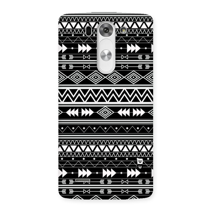 Black Aztec Creativity Back Case for LG G3 Mini