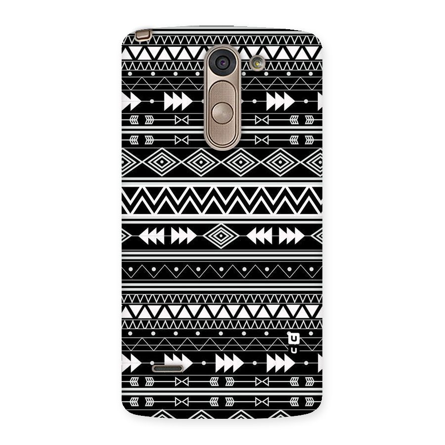 Black Aztec Creativity Back Case for LG G3 Stylus