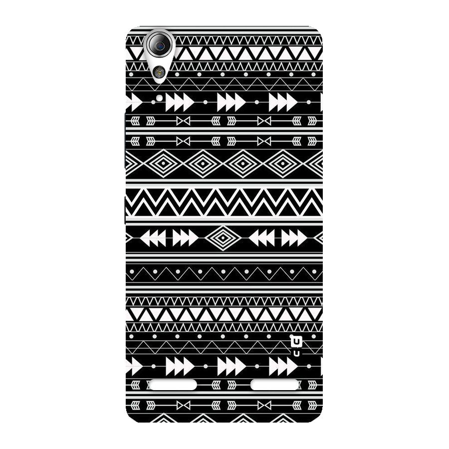 Black Aztec Creativity Back Case for Lenovo A6000 Plus