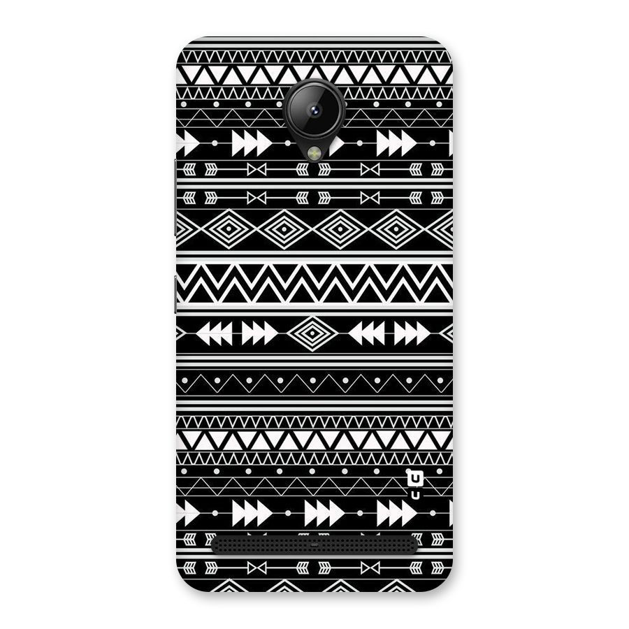 Black Aztec Creativity Back Case for Lenovo C2