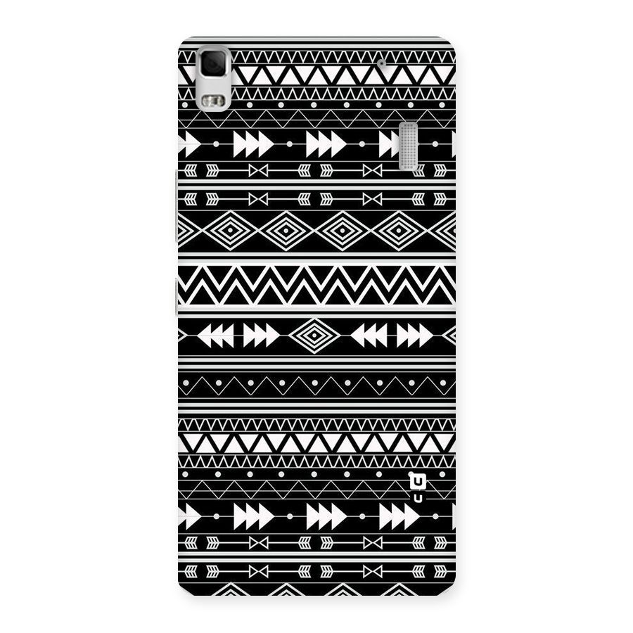 Black Aztec Creativity Back Case for Lenovo K3 Note
