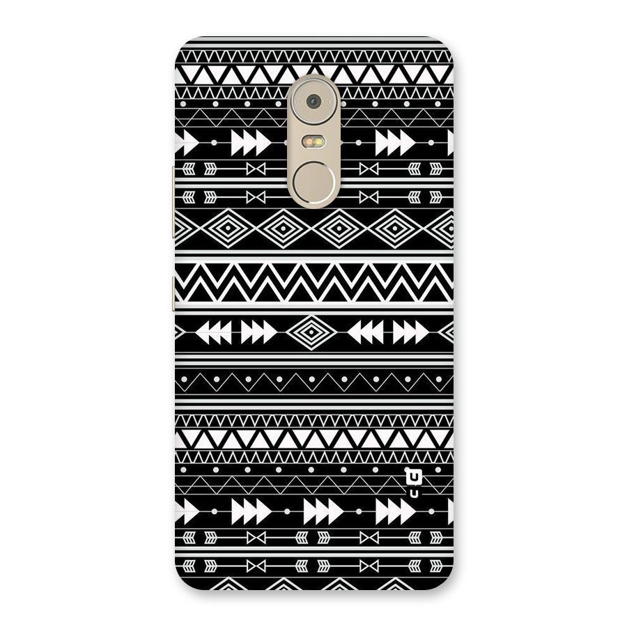 Black Aztec Creativity Back Case for Lenovo K6 Note