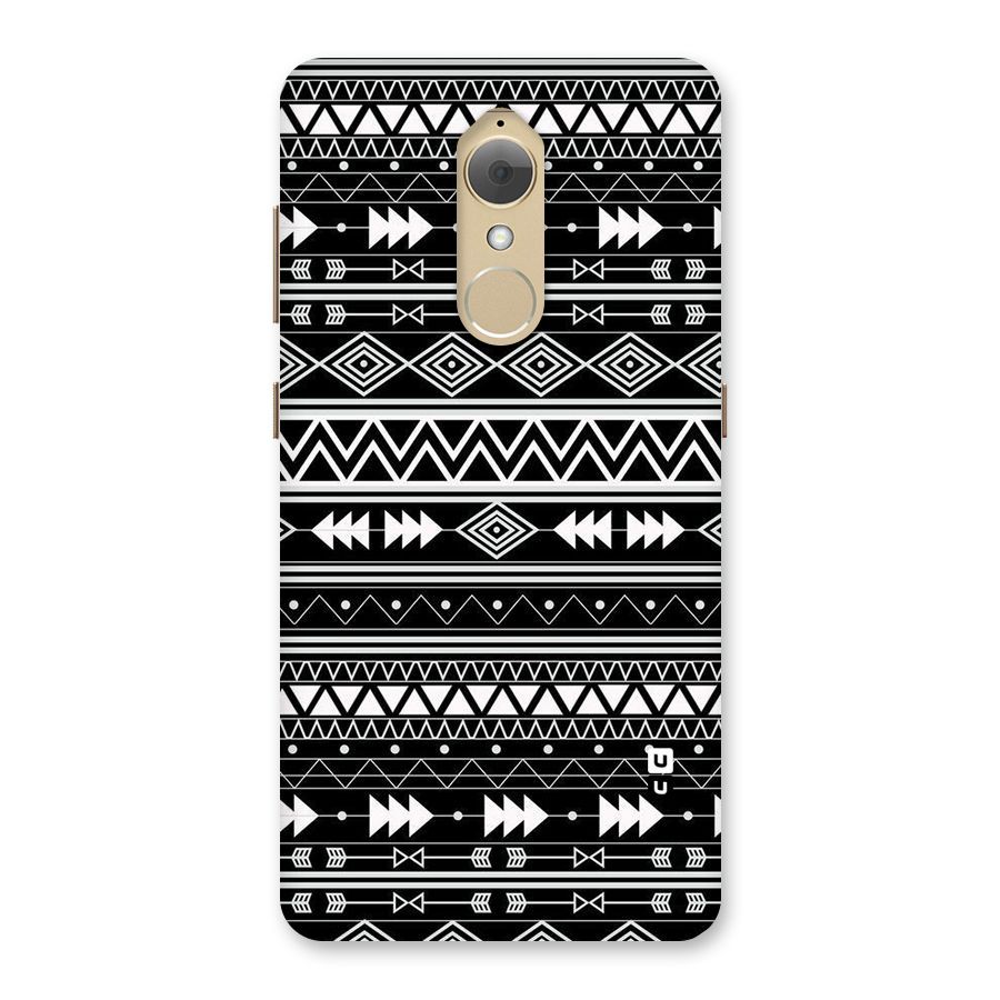 Black Aztec Creativity Back Case for Lenovo K8