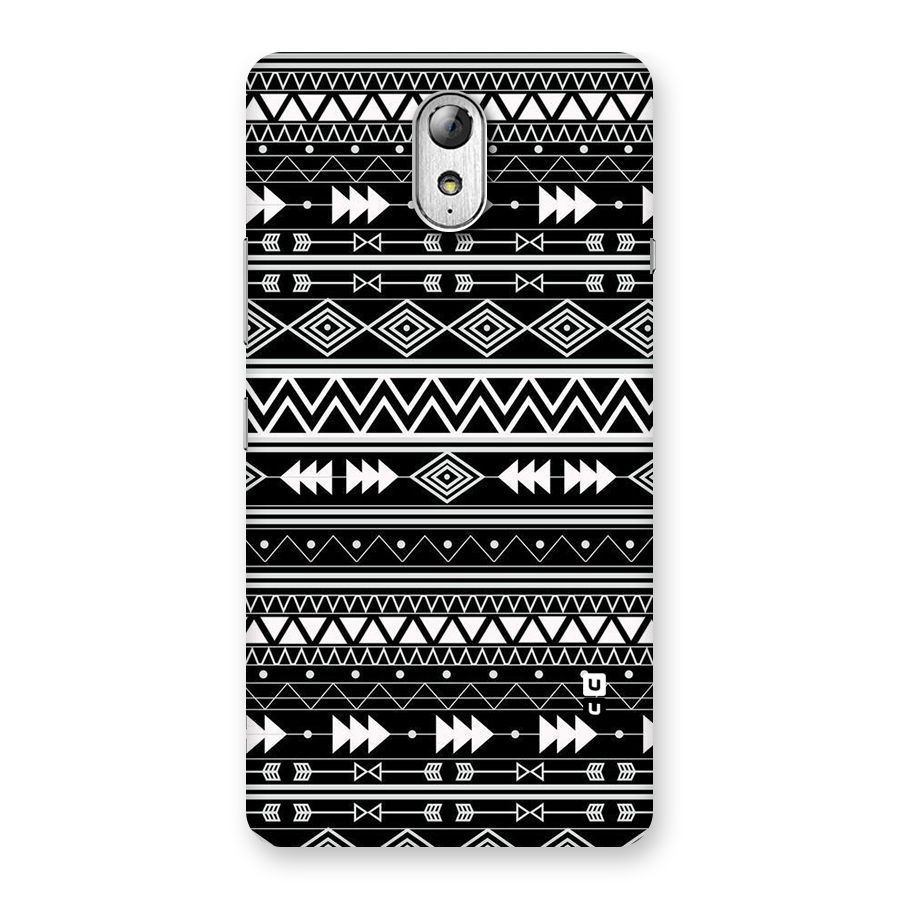 Black Aztec Creativity Back Case for Lenovo Vibe P1M
