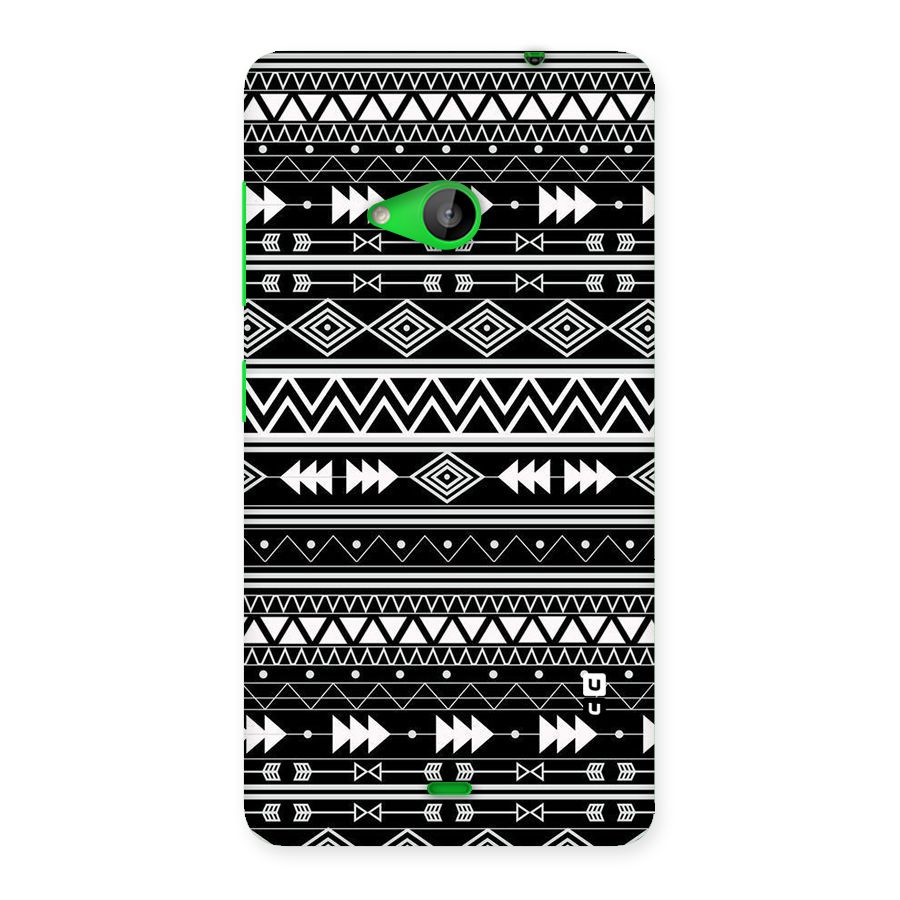 Black Aztec Creativity Back Case for Lumia 535