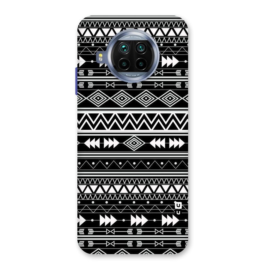 Black Aztec Creativity Back Case for Mi 10i