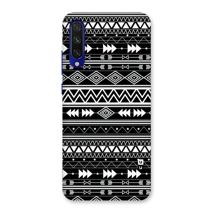 Black Aztec Creativity Back Case for Mi A3
