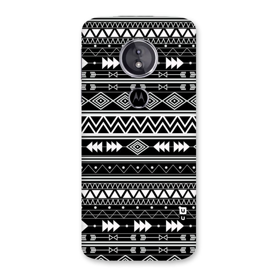 Black Aztec Creativity Back Case for Moto E5