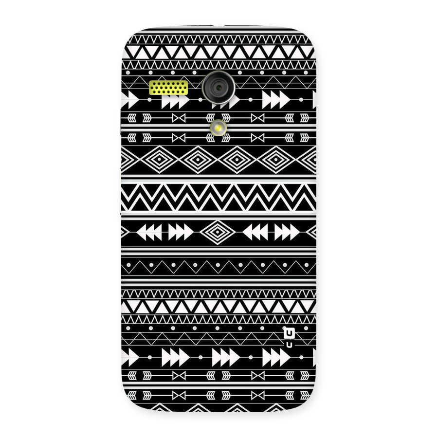 Black Aztec Creativity Back Case for Moto G