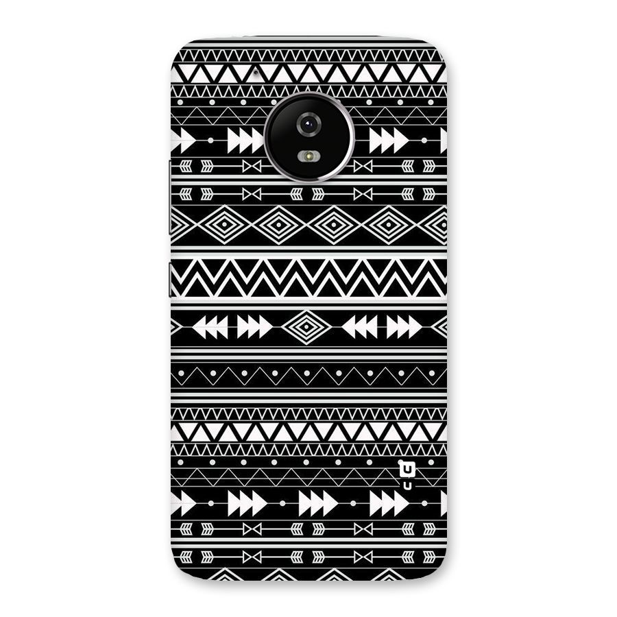 Black Aztec Creativity Back Case for Moto G5