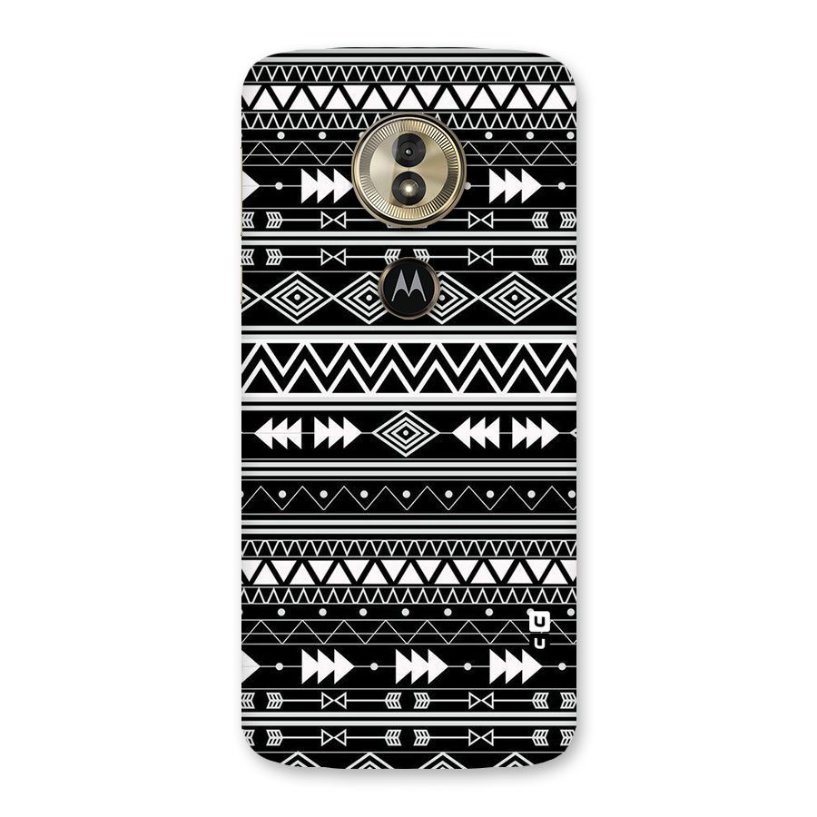 Black Aztec Creativity Back Case for Moto G6 Play