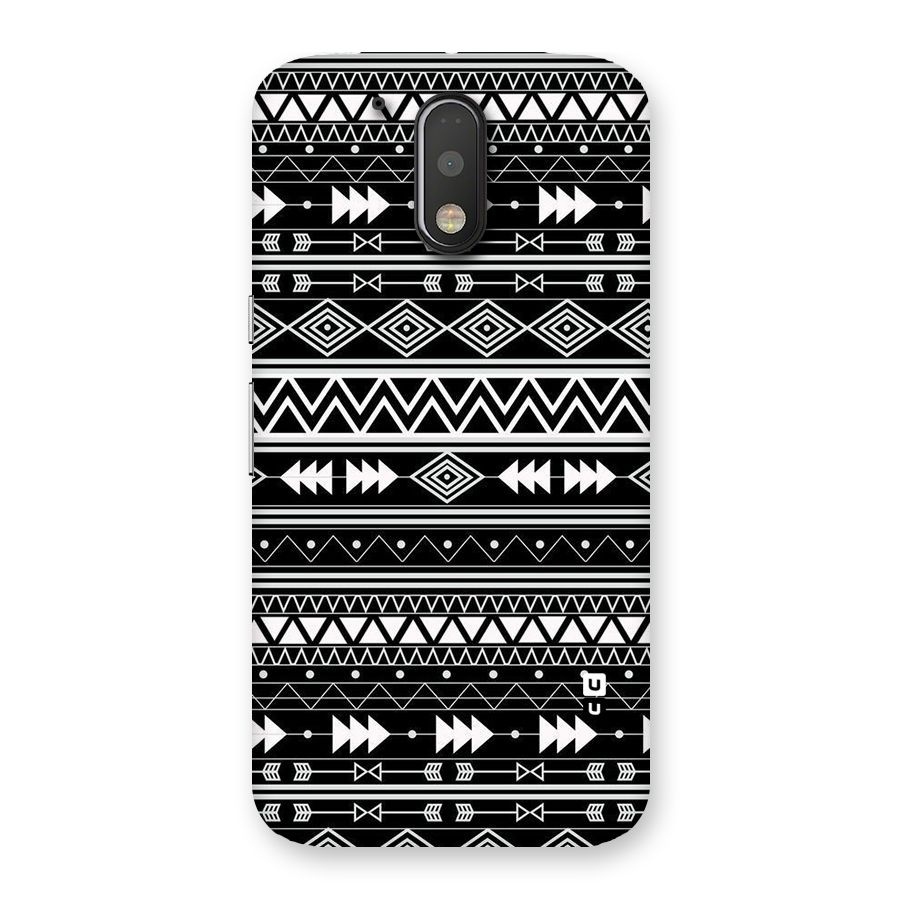 Black Aztec Creativity Back Case for Motorola Moto G4 Plus