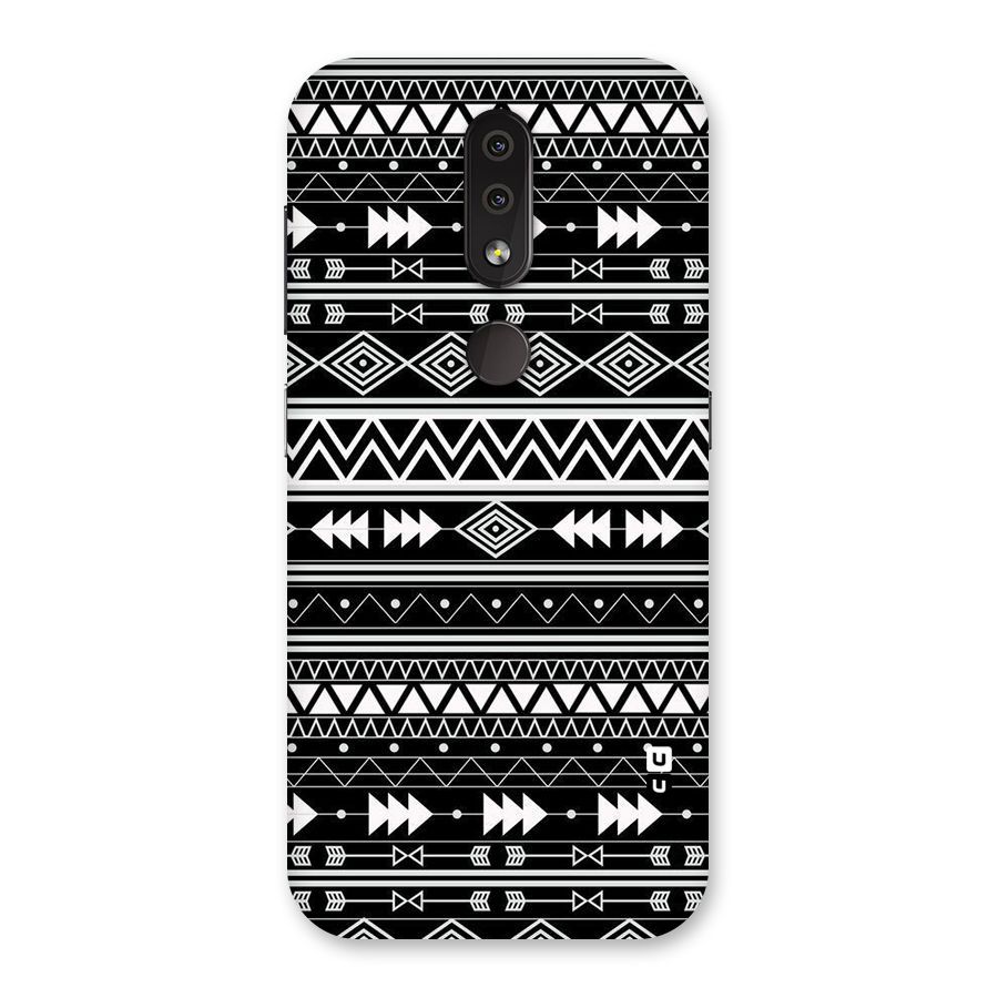 Black Aztec Creativity Back Case for Nokia 4.2