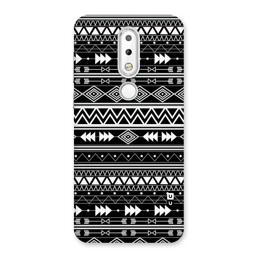 Black Aztec Creativity Back Case for Nokia 6.1 Plus