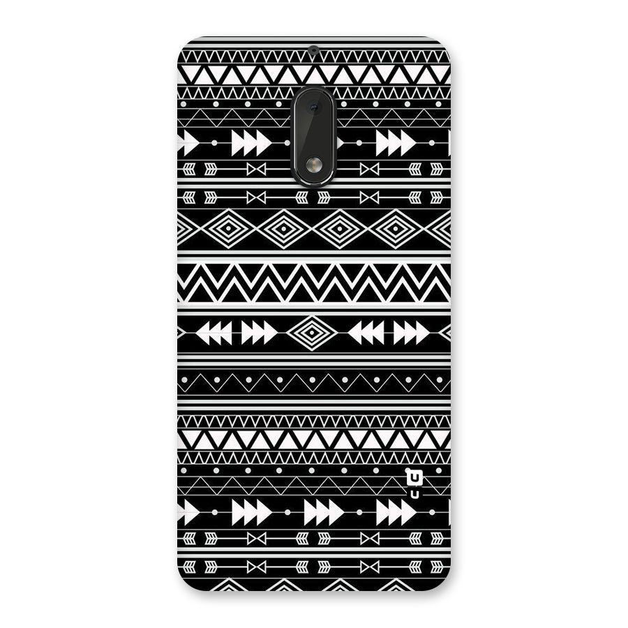 Black Aztec Creativity Back Case for Nokia 6