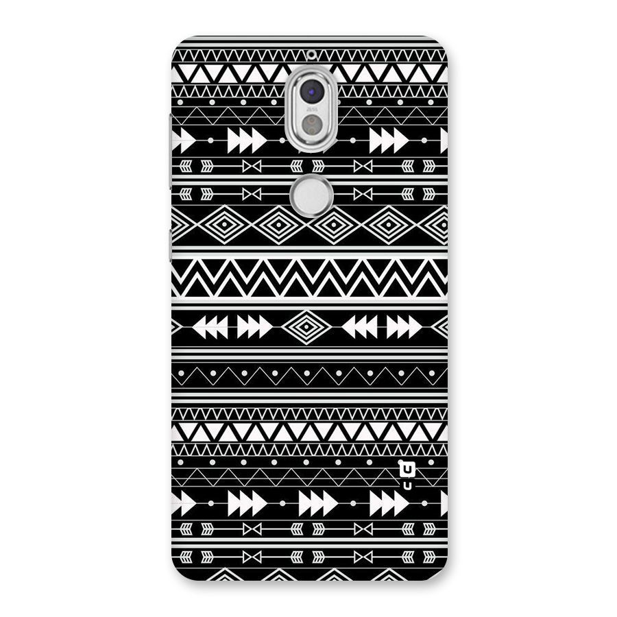 Black Aztec Creativity Back Case for Nokia 7