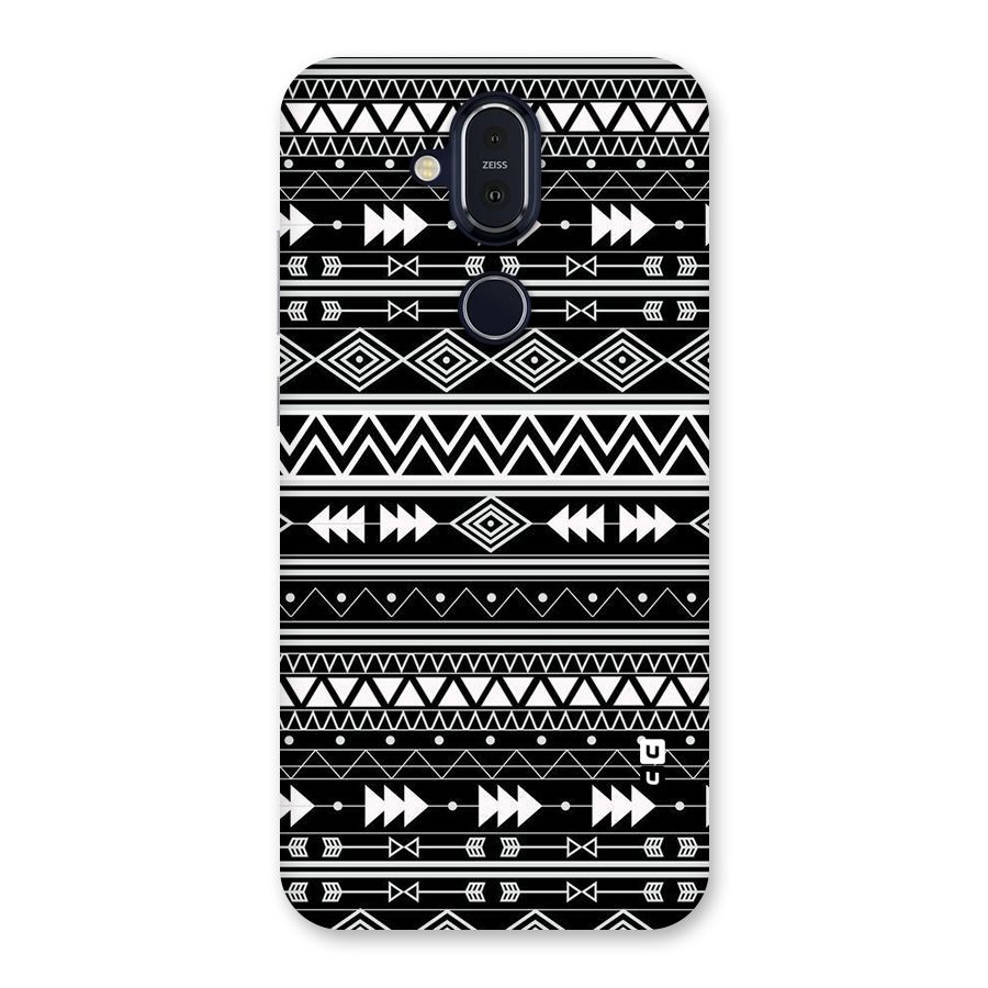 Black Aztec Creativity Back Case for Nokia 8.1