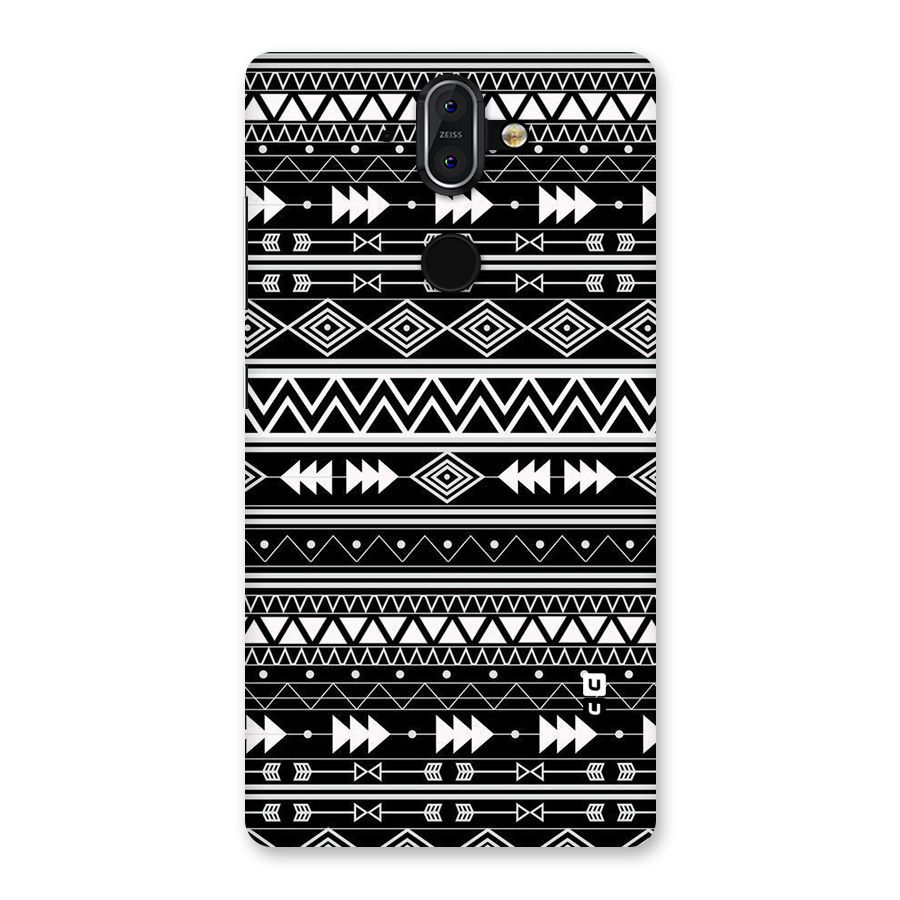 Black Aztec Creativity Back Case for Nokia 8 Sirocco