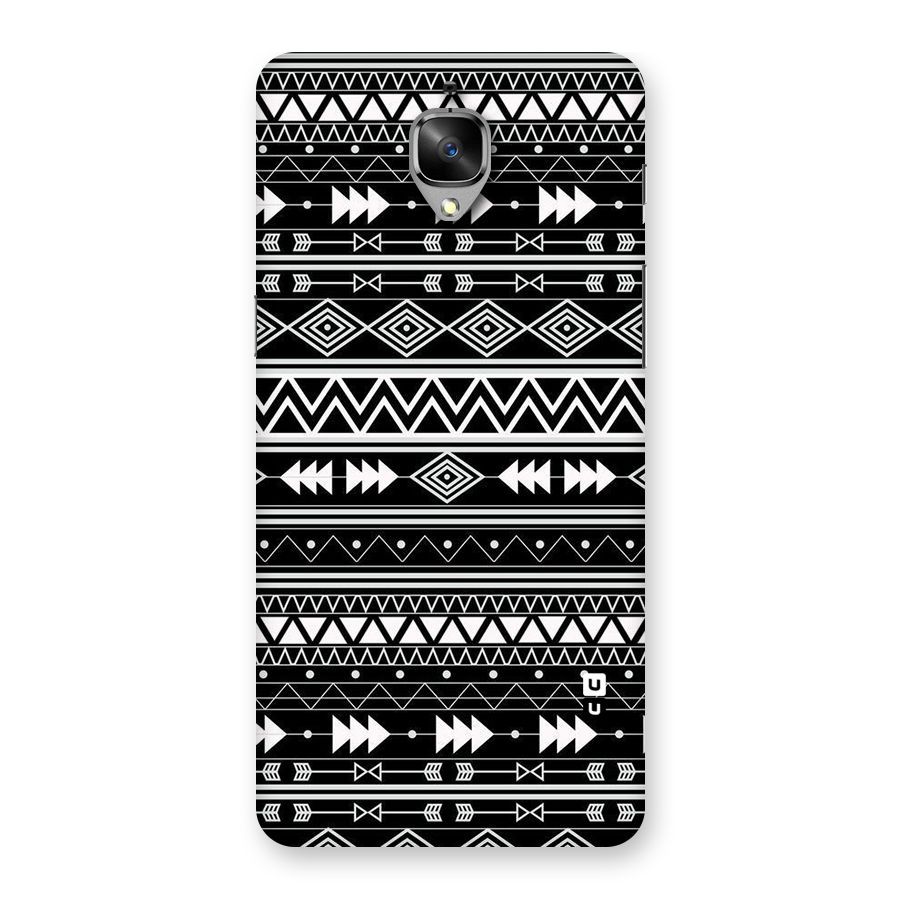 Black Aztec Creativity Back Case for OnePlus 3