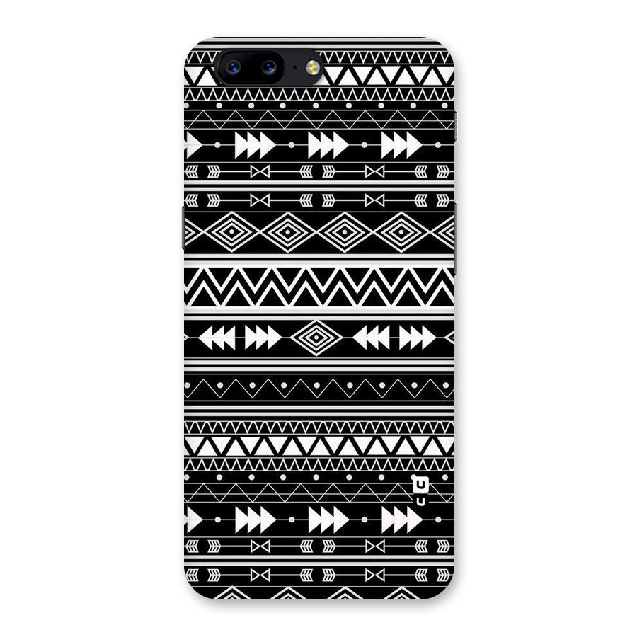 Black Aztec Creativity Back Case for OnePlus 5