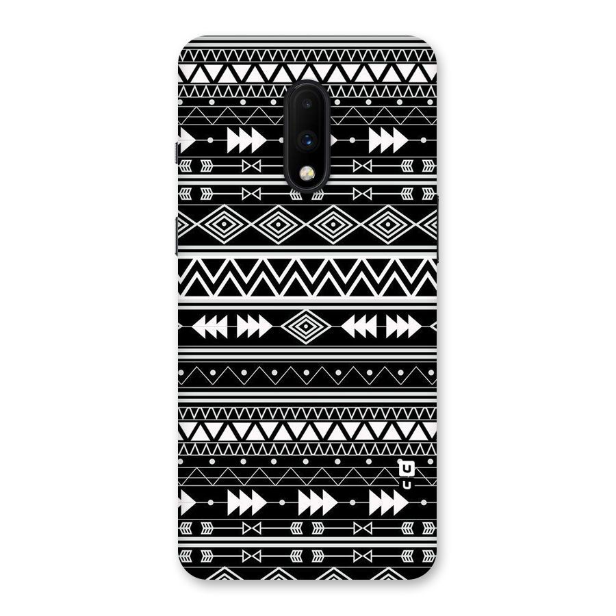 Black Aztec Creativity Back Case for OnePlus 7