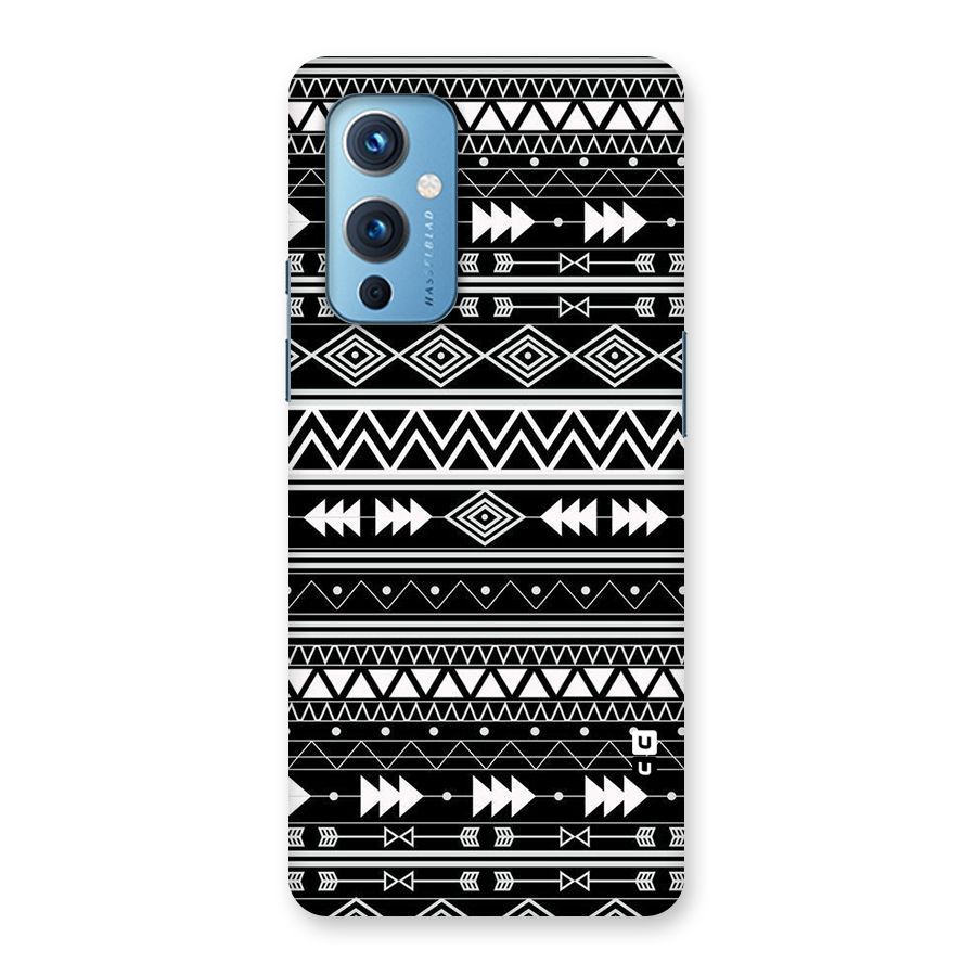 Black Aztec Creativity Back Case for OnePlus 9