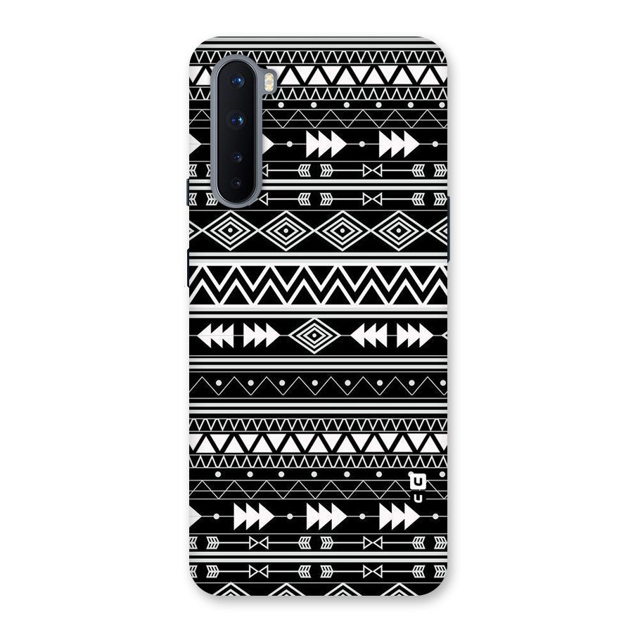 Black Aztec Creativity Back Case for OnePlus Nord