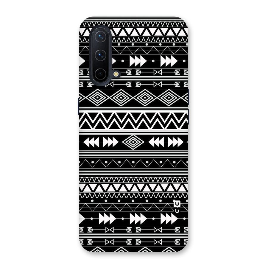 Black Aztec Creativity Back Case for OnePlus Nord CE 5G