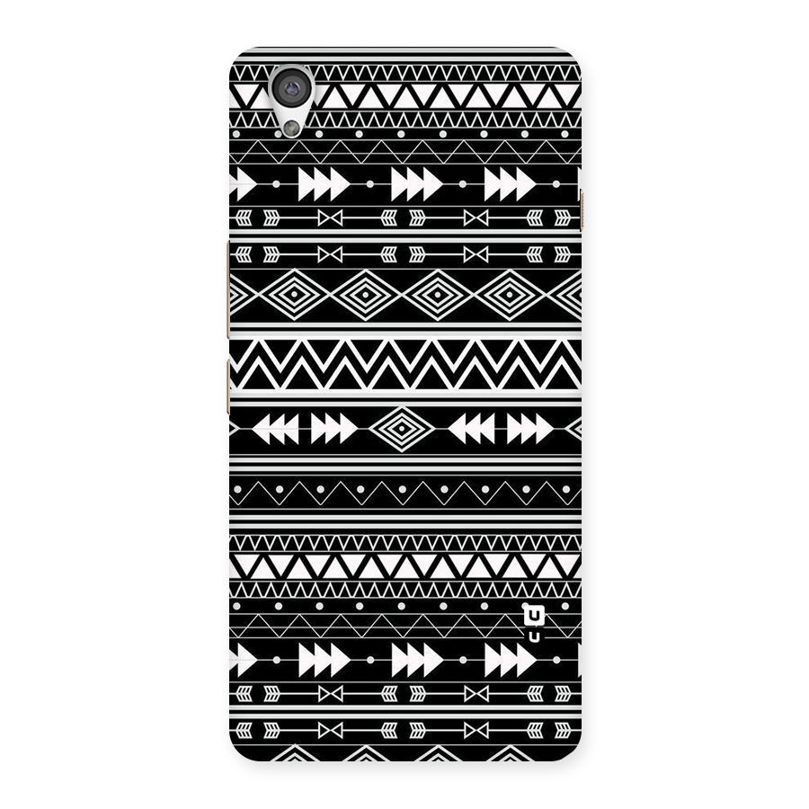 Black Aztec Creativity Back Case for OnePlus X