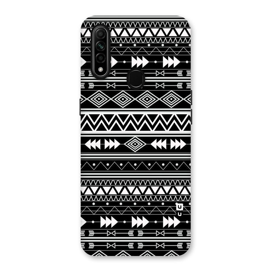 Black Aztec Creativity Back Case for Oppo A31