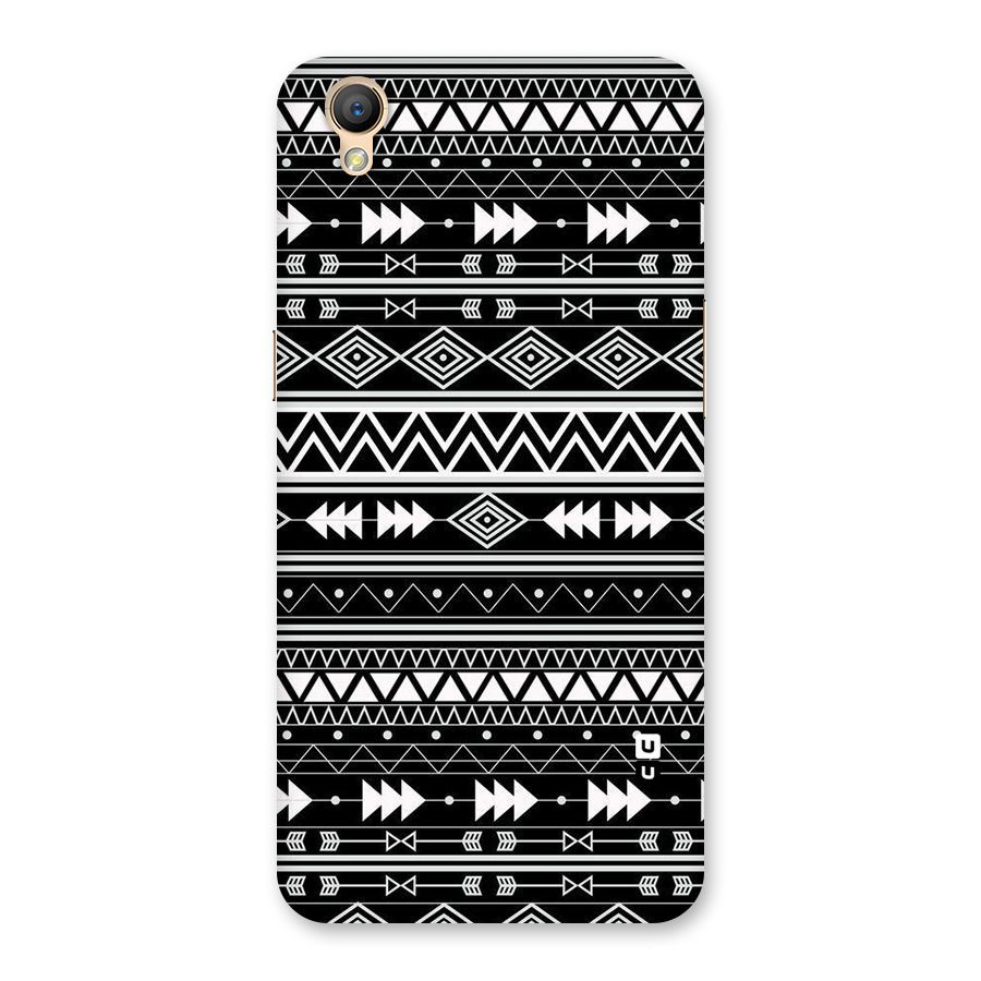 Black Aztec Creativity Back Case for Oppo A37