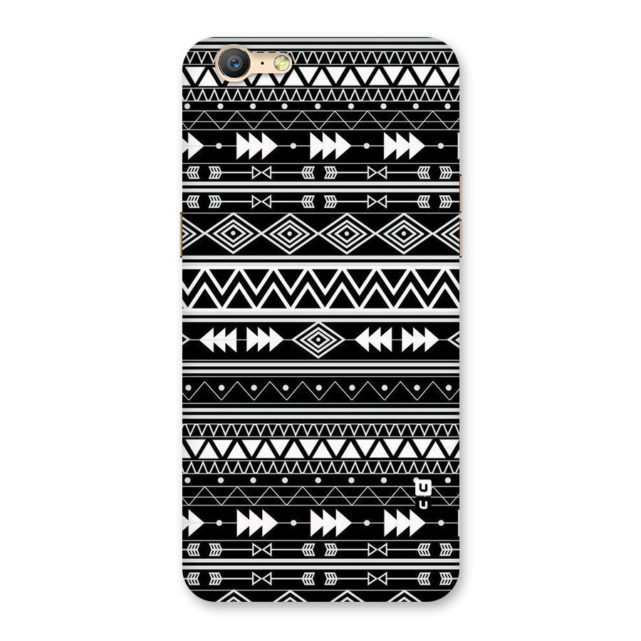 Black Aztec Creativity Back Case for Oppo A57