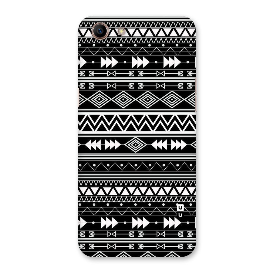 Black Aztec Creativity Back Case for Oppo A83 (2018)