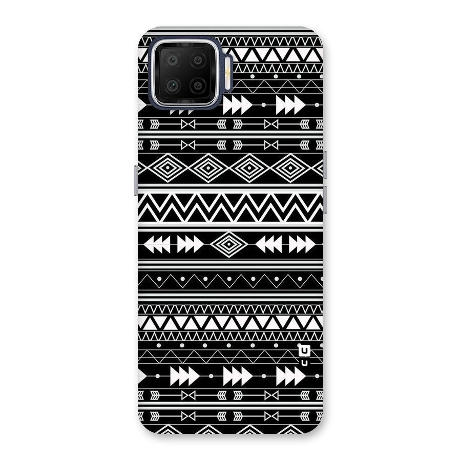 Black Aztec Creativity Back Case for Oppo F17