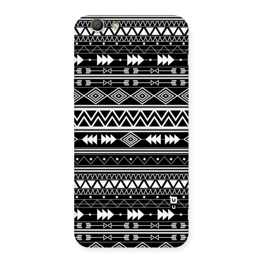 Black Aztec Creativity Back Case for Oppo F1s
