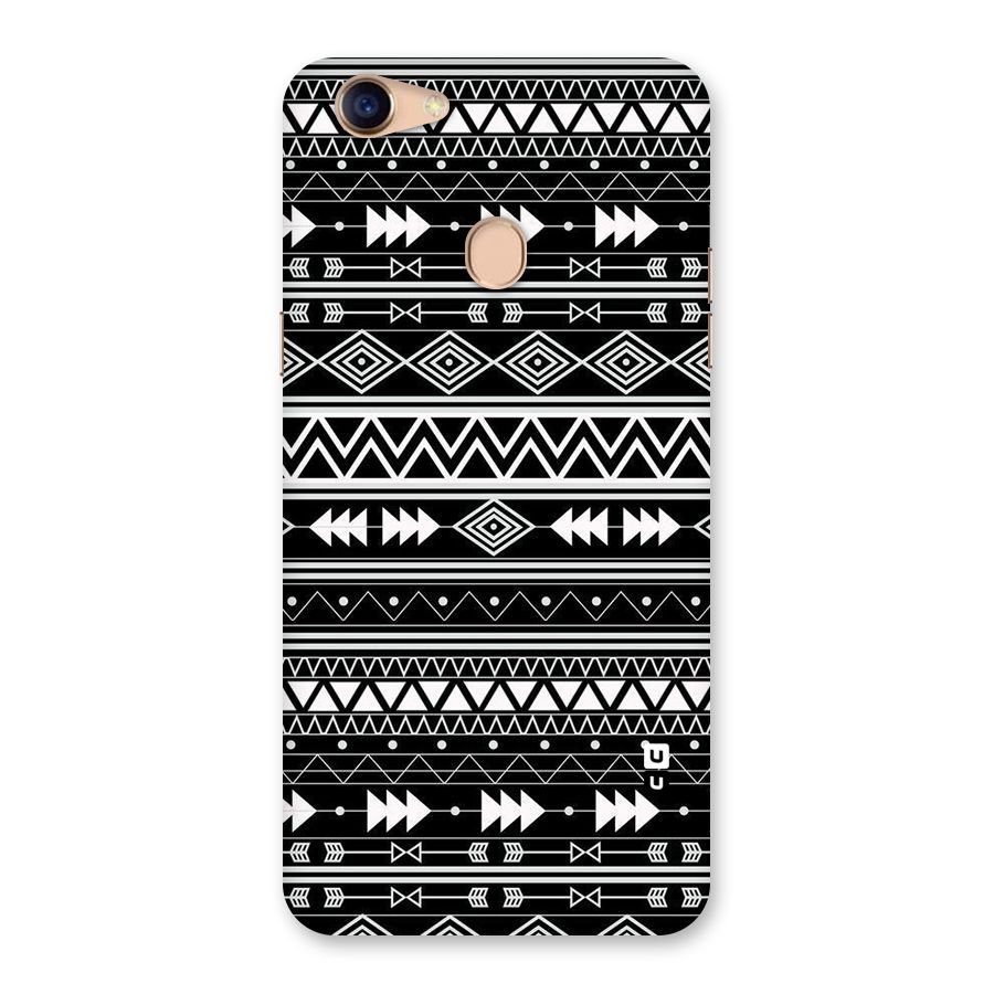 Black Aztec Creativity Back Case for Oppo F5