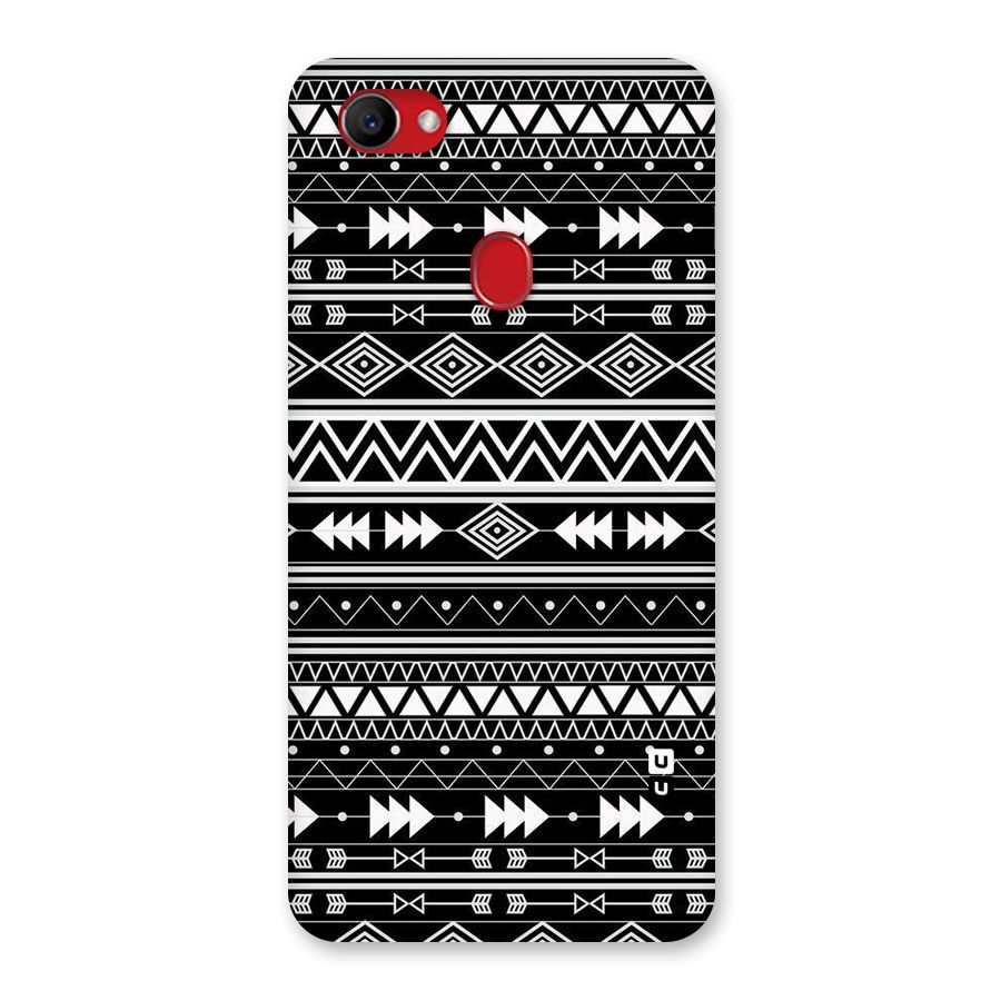 Black Aztec Creativity Back Case for Oppo F7