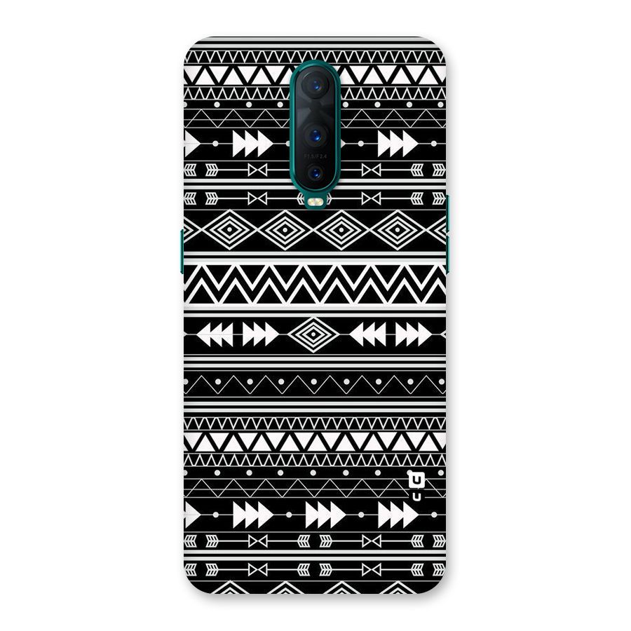 Black Aztec Creativity Back Case for Oppo R17 Pro